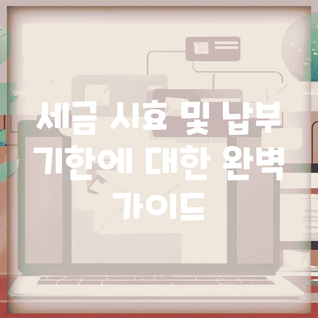 세금 시효 및 납부 기한에 대한 완벽 가이드