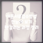 이혼서류접수방법 한눈에 보기 | 헷갈리는 과정 정리