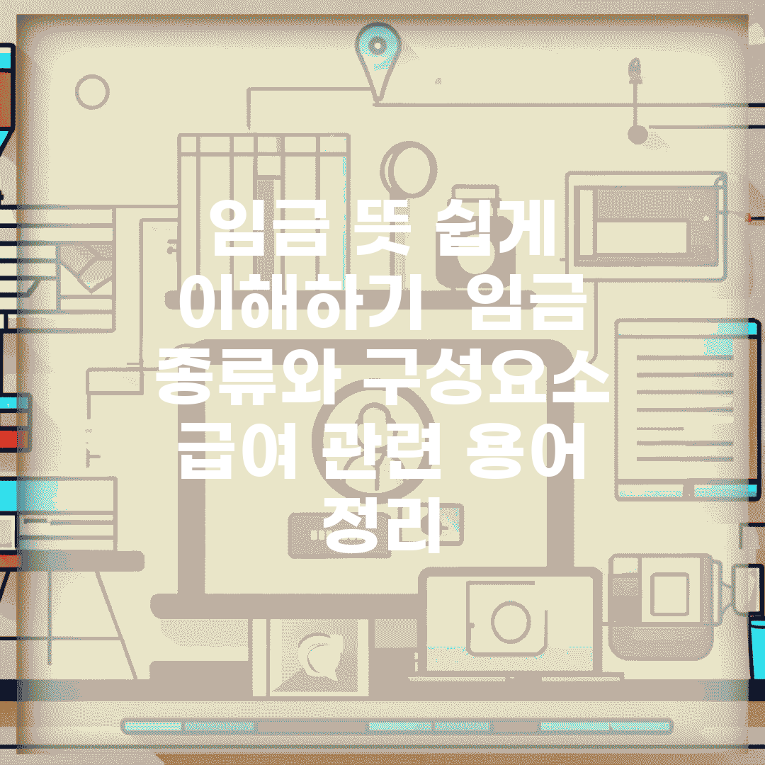 임금 뜻 쉽게 이해하기 | 임금 종류와 구성요소 | 급여 관련 용어 정리