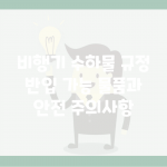 비행기 수하물 규정 | 반입 가능 물품과 안전 주의사항
