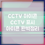 CCTV 아이콘 | CCTV 표시 아이콘 완벽정리