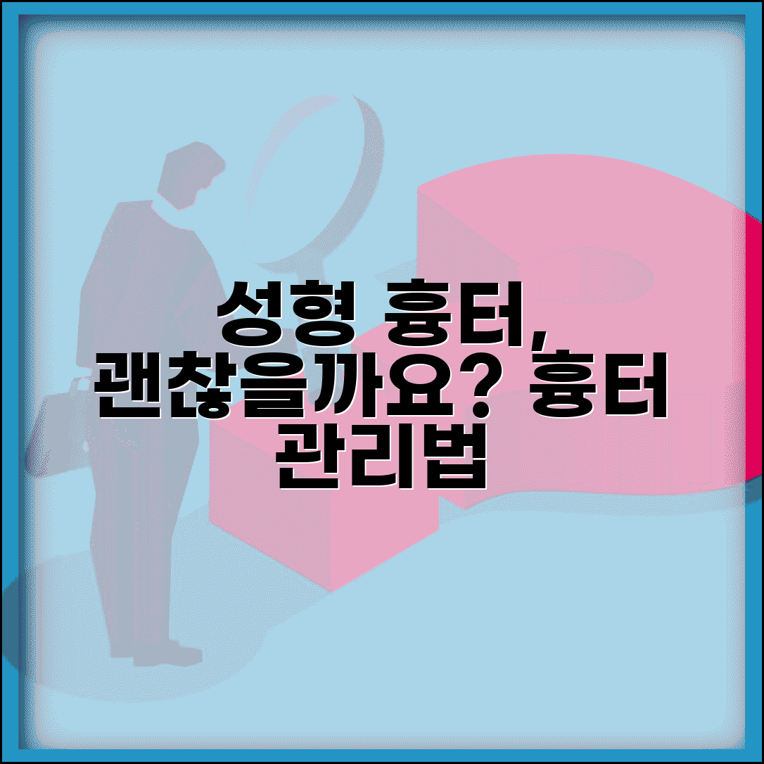 성형하면 흉터 남나요 | 성형 흉터 | 자국 | 관리
