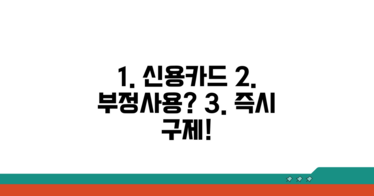 신용카드 부정사용 구제
