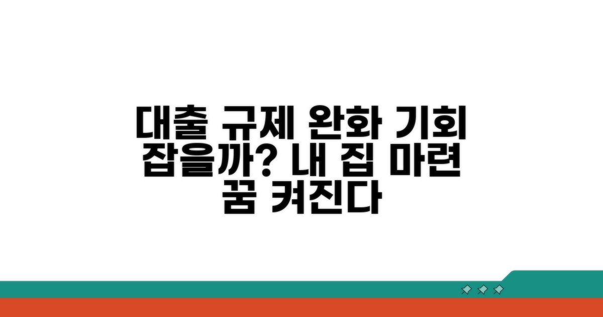 대출 규제 완화 정책 전망