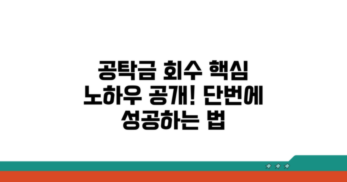 공탁금 회수 성공 노하우