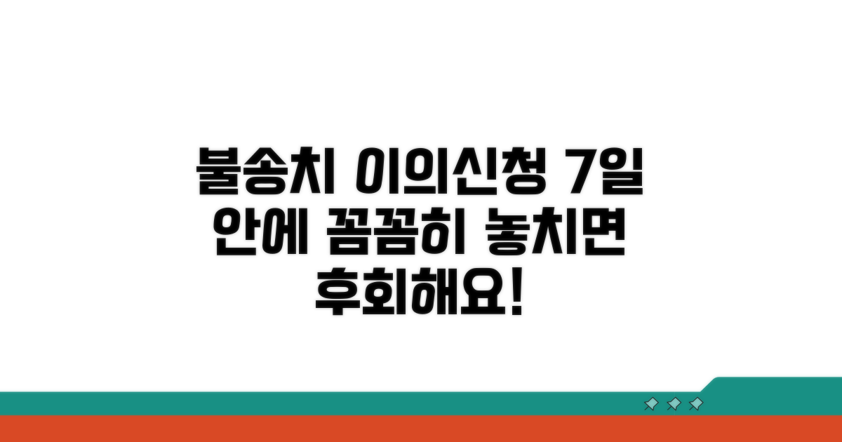 불송치 결정 이의신청 7일