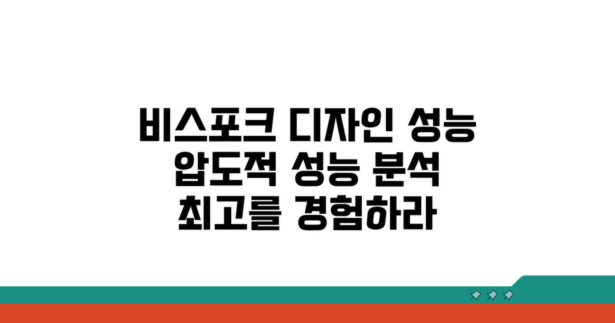 비스포크 디자인과 성능 분석