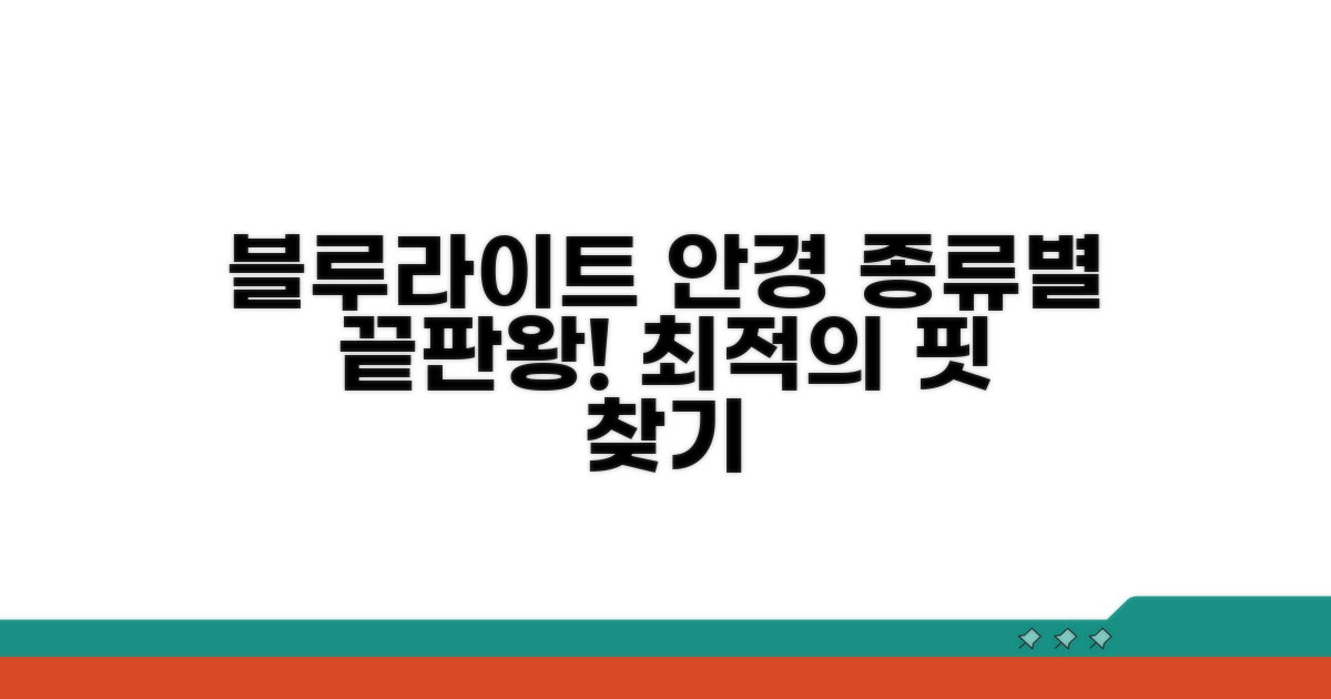 블루라이트 차단 안경 종류별 추천