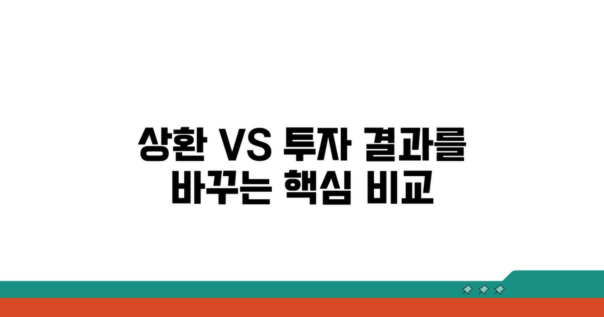 상환과 투자의 장단점