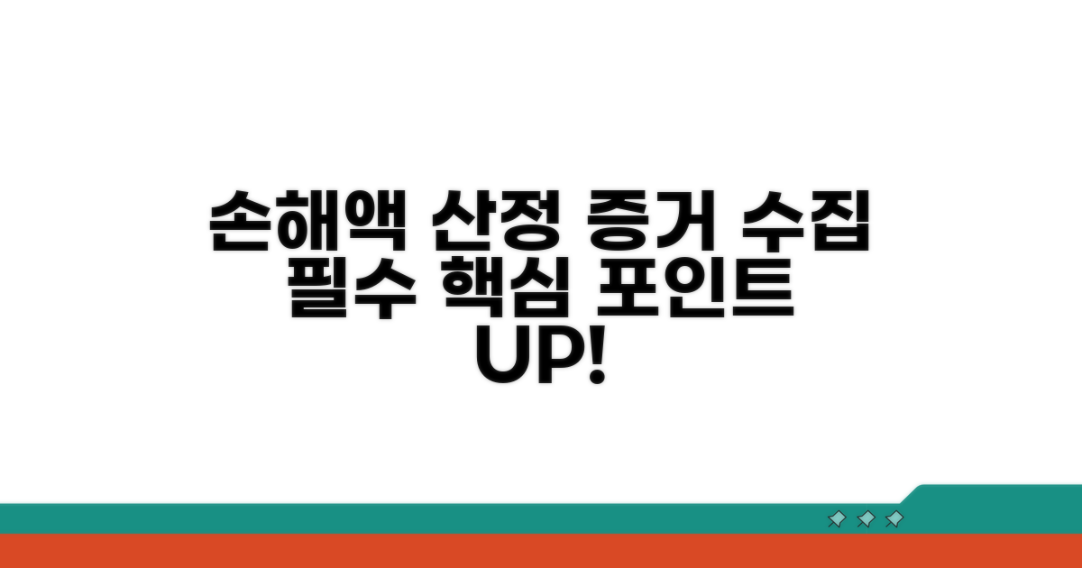 손해액 산정 및 증거 수집