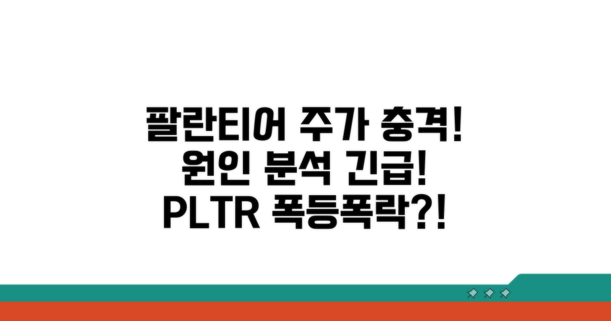 팔란티어 주가 요동, 원인 분석