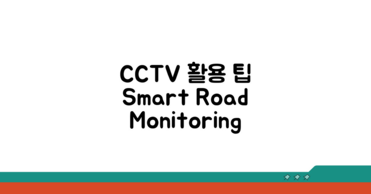 도로 CCTV 모니터링 활용 팁