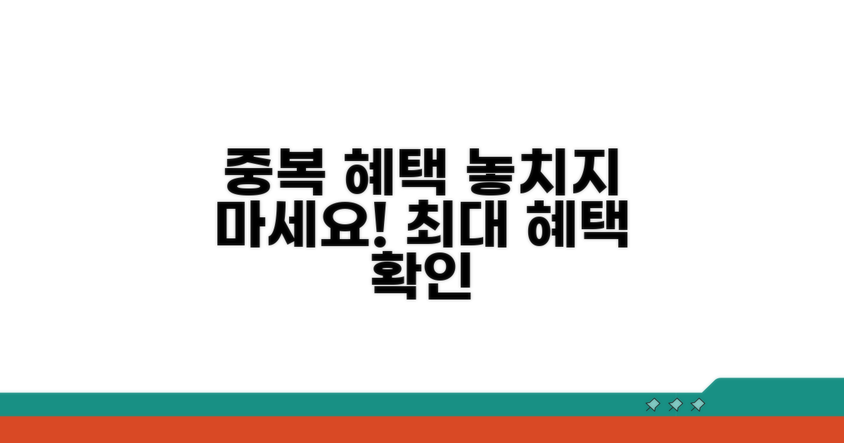 중복 가능한 추가 혜택 확인하기