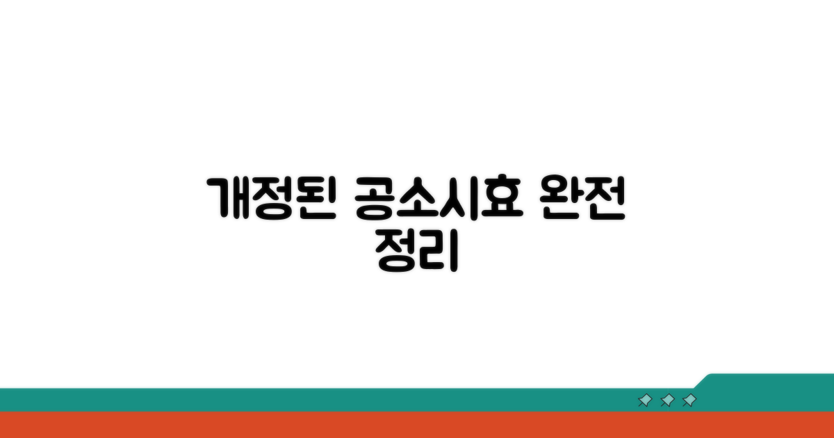 개정된 공소시효 조건 완전 정리