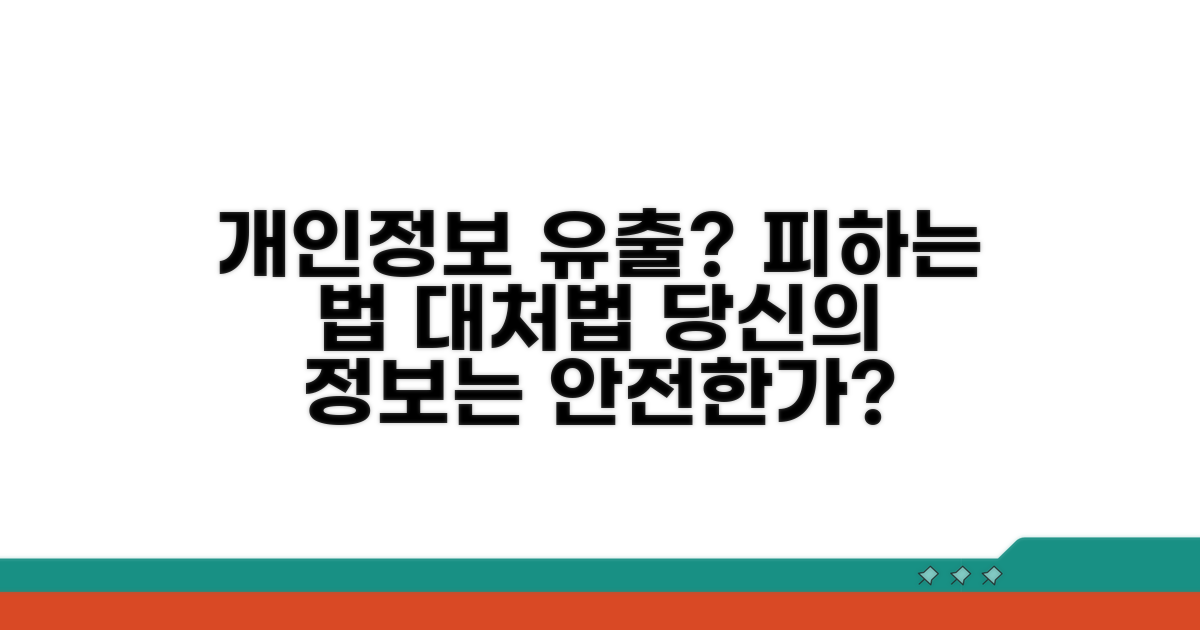 개인정보 유출 사고 사례와 대처법