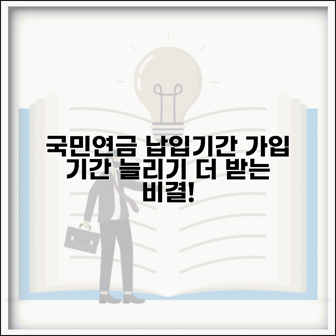 국민연금 납입기간 연장 | 국민연금 가입 기간 늘리기