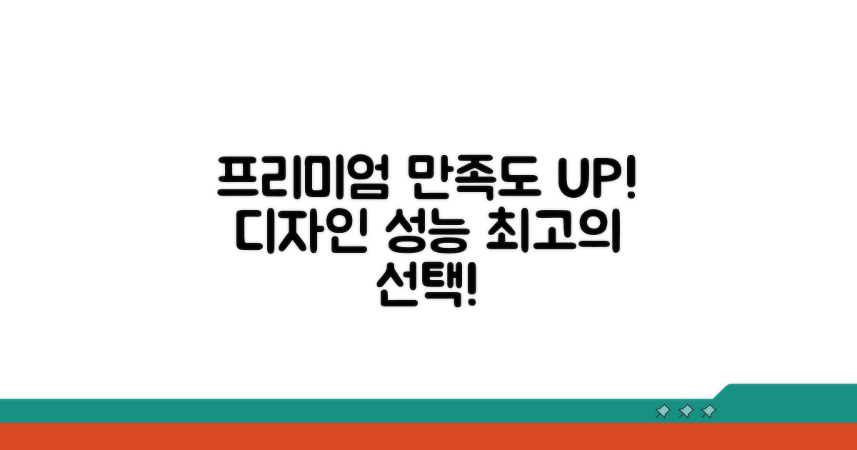 성능 및 디자인 만족도 높은 제품