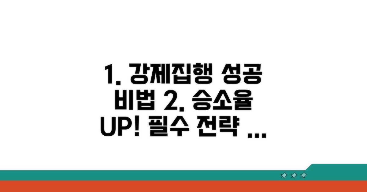 강제집행 성공률 높이는 팁