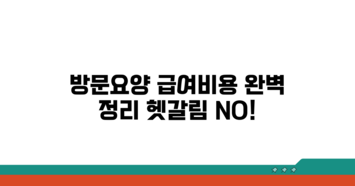 방문요양 급여비용 기준 완벽 정리