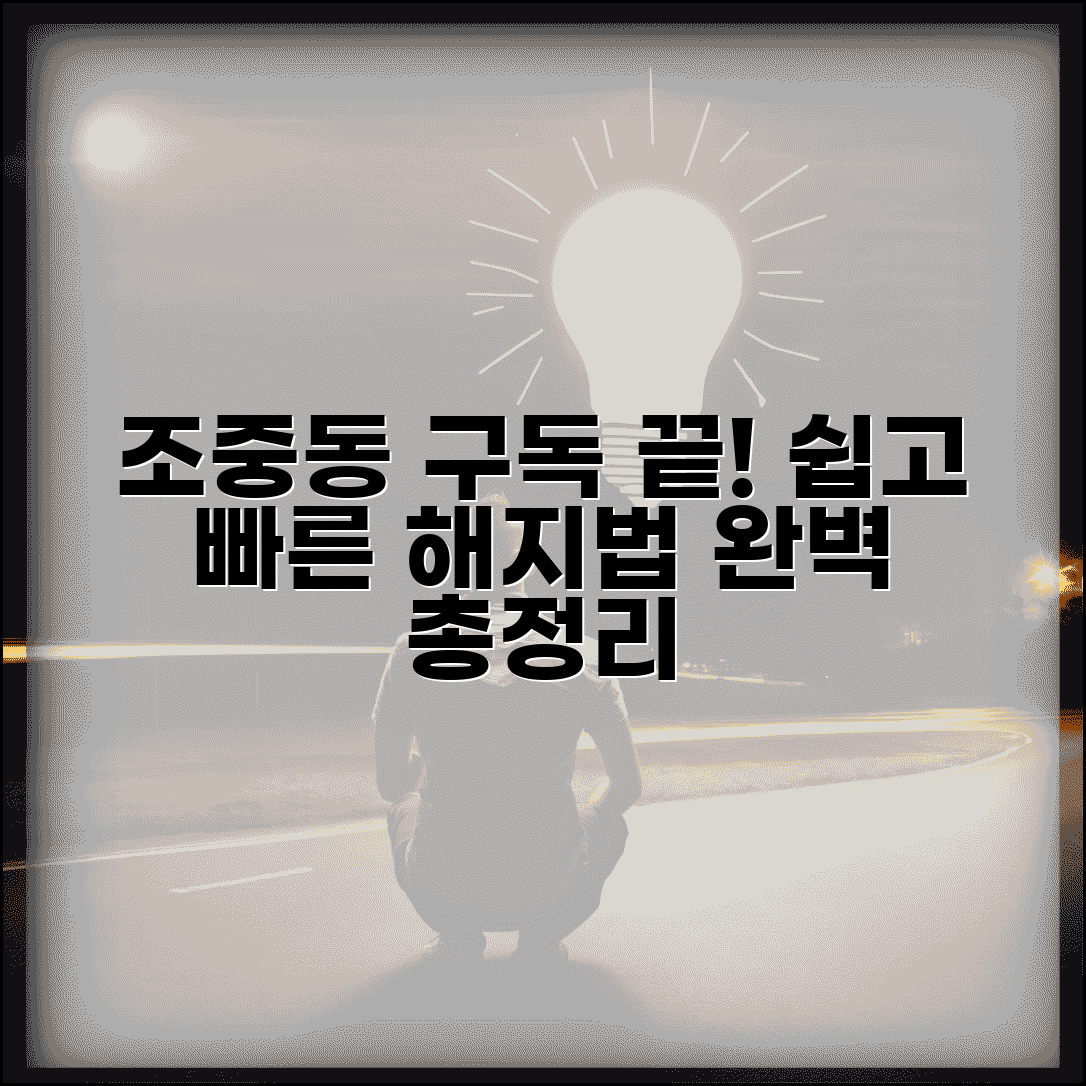 조중동 구독 취소 | 조선일보 중앙일보 동아일보 해지 완벽정리