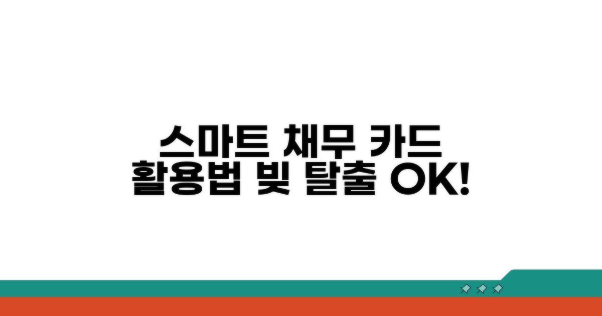스마트한 채무조정 카드 활용법