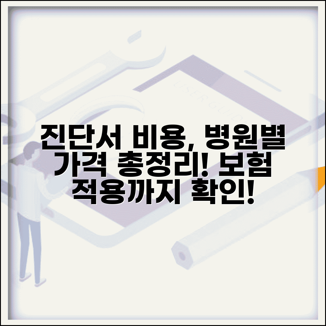진단서 비용 병원별 가격과 보험 적용 확인