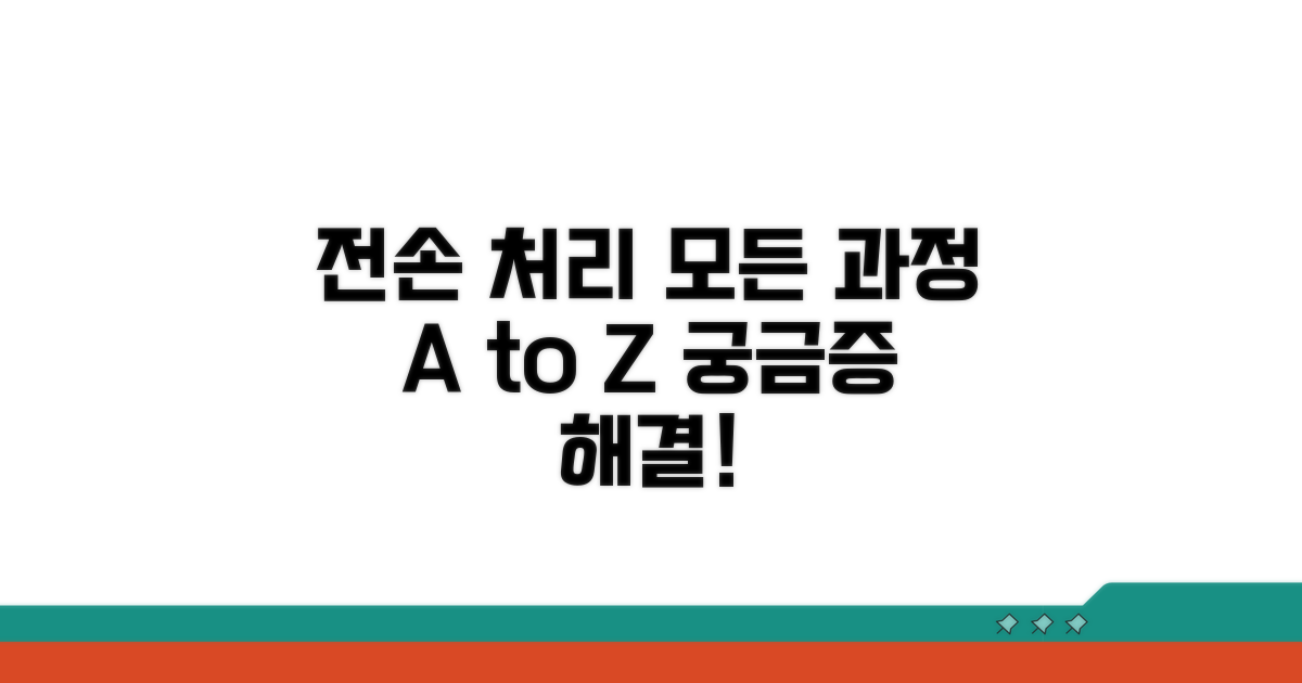 전손 처리, 어떻게 진행될까?