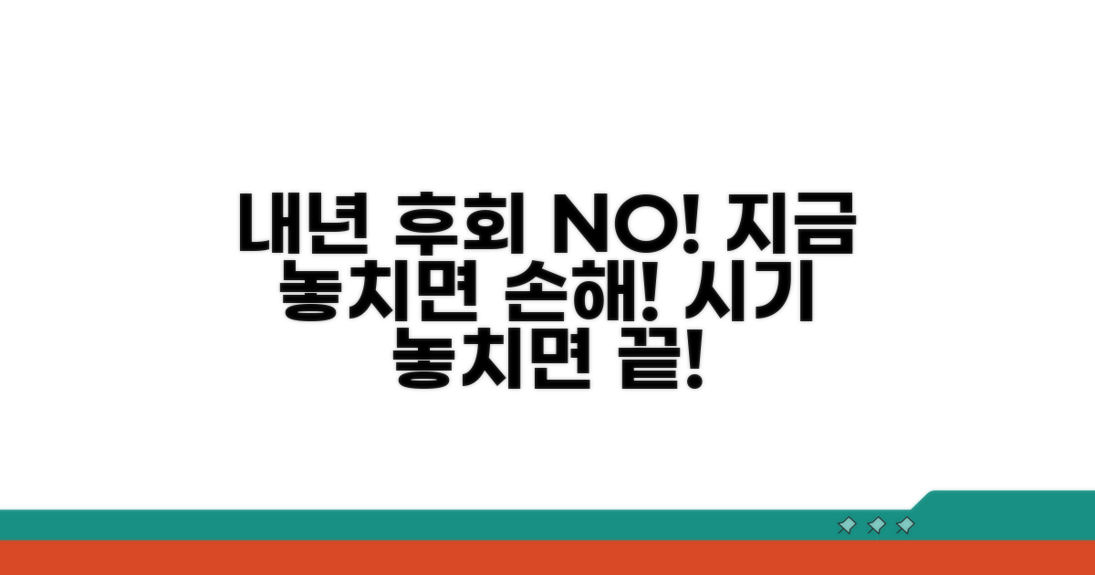 다음 해까지 기다리는 이유와 손해