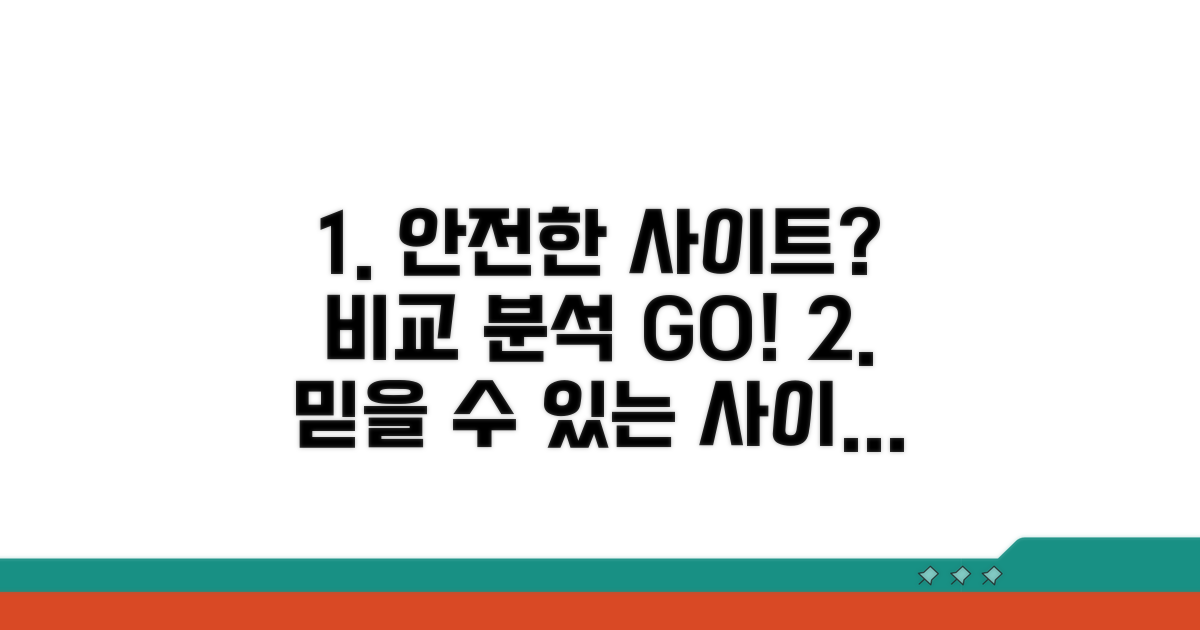 어떤 사이트가 안전할까? 비교 분석