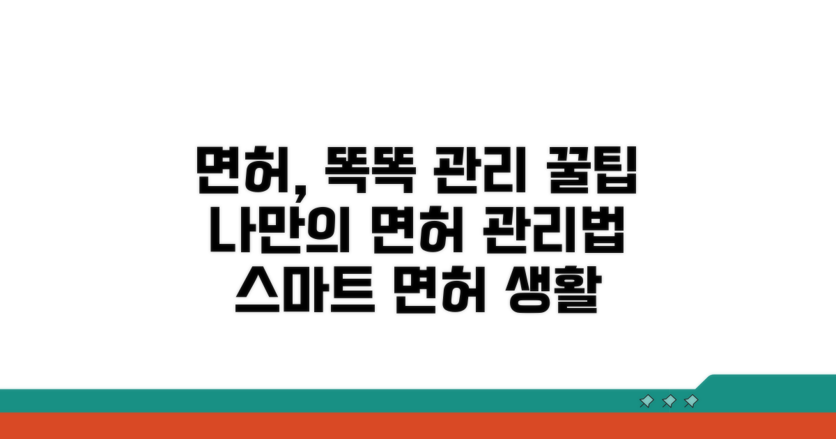 면허 정보, 똑똑하게 관리하는 팁