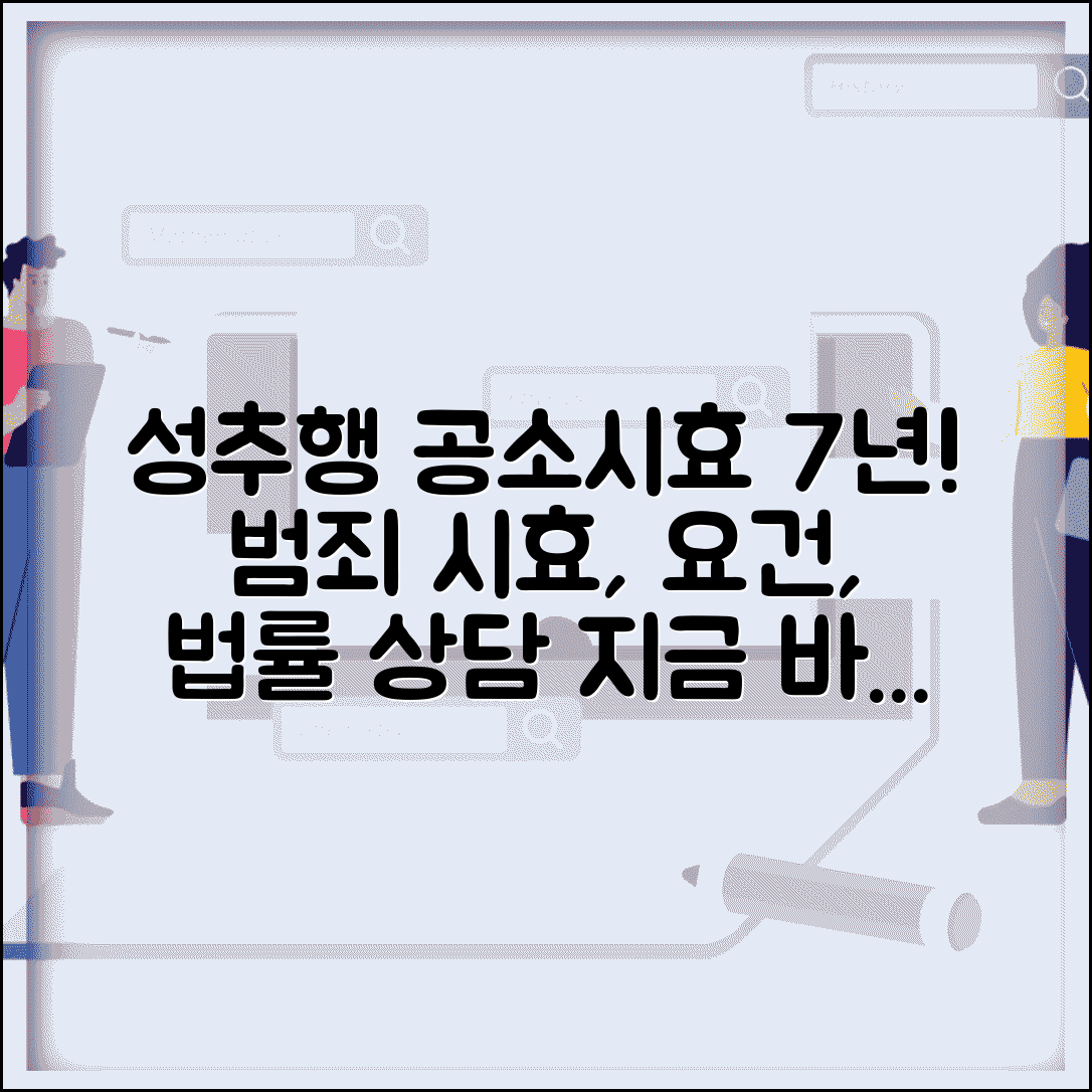 성추행 공소시효 7년 기간 적용 | 범죄 시효, 성립요건, 법률 상담 총정리