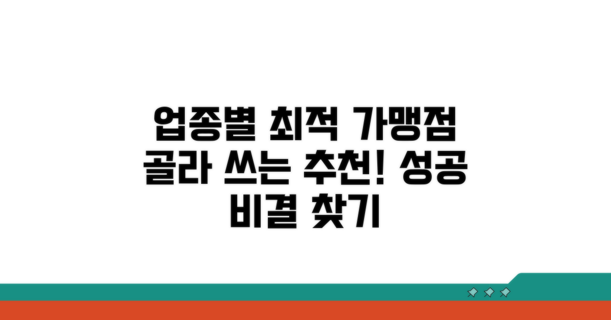 업종별로 골라 쓰는 가맹점 추천
