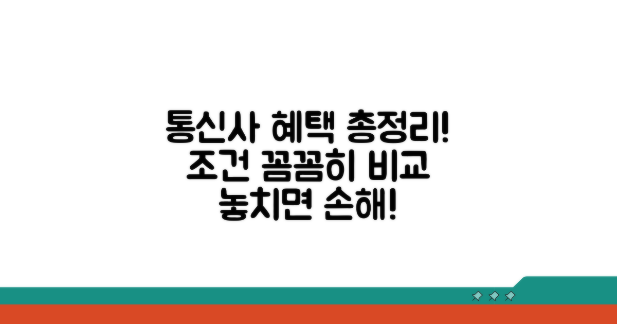 통신사별 혜택 조건 자세히 보기