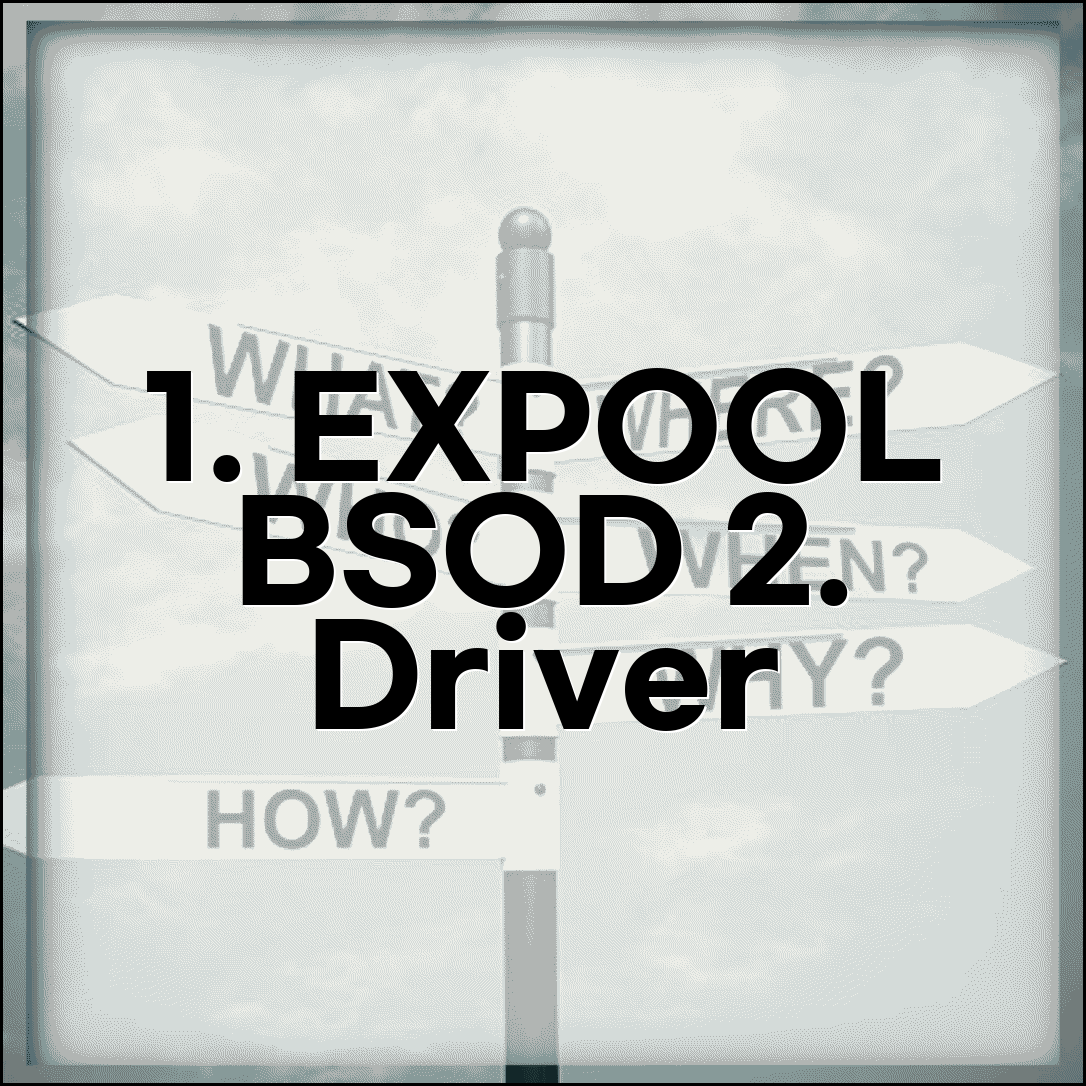 드라이버 손상 Expool 블루스크린 | Driver Corrupted Expool 해결 방법 | PC 오류, 원인, 대처법 총정리