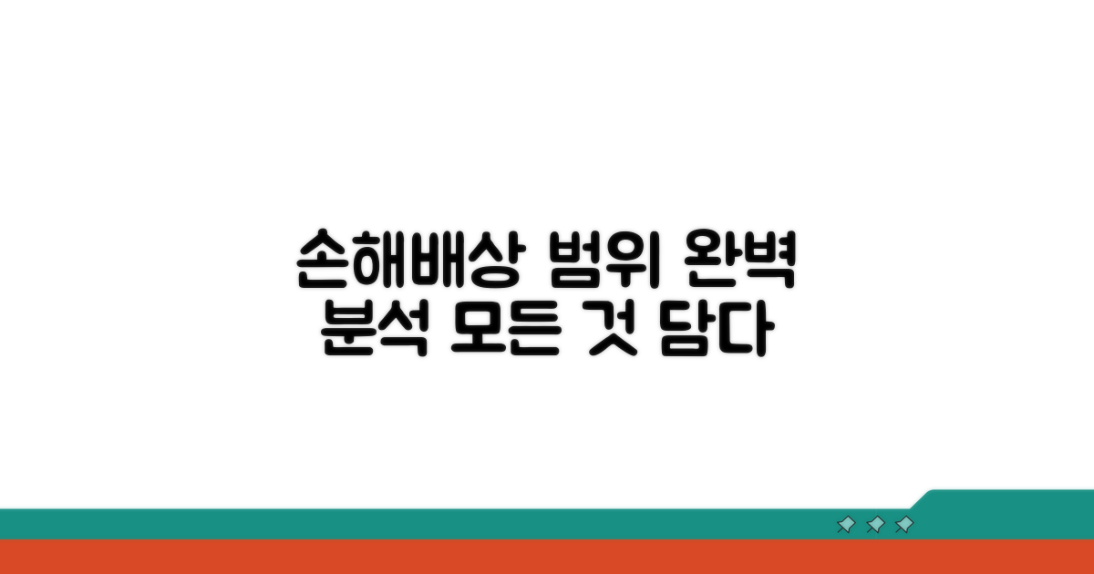 손해배상 범위 상세 분석