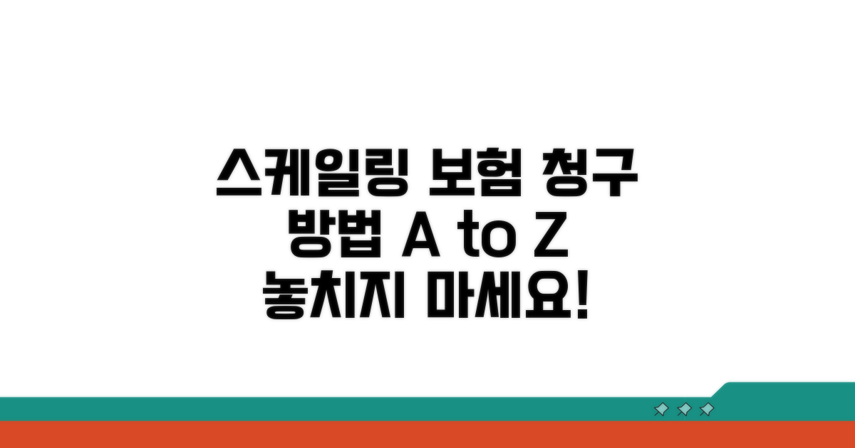 스케일링 보험 청구 절차 알아보기