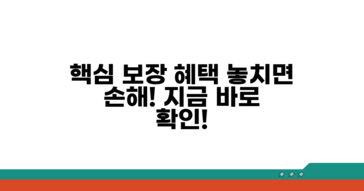 주요 보장 내용과 혜택 파헤치기