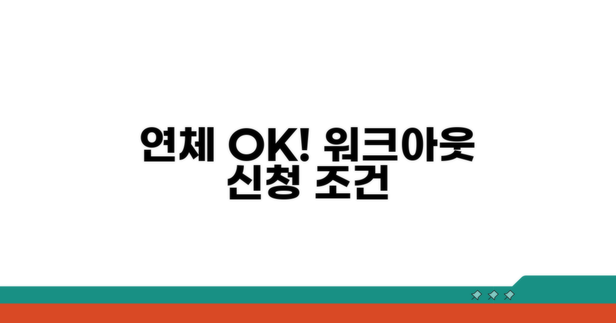 연체자도 OK! 워크아웃 신청 조건