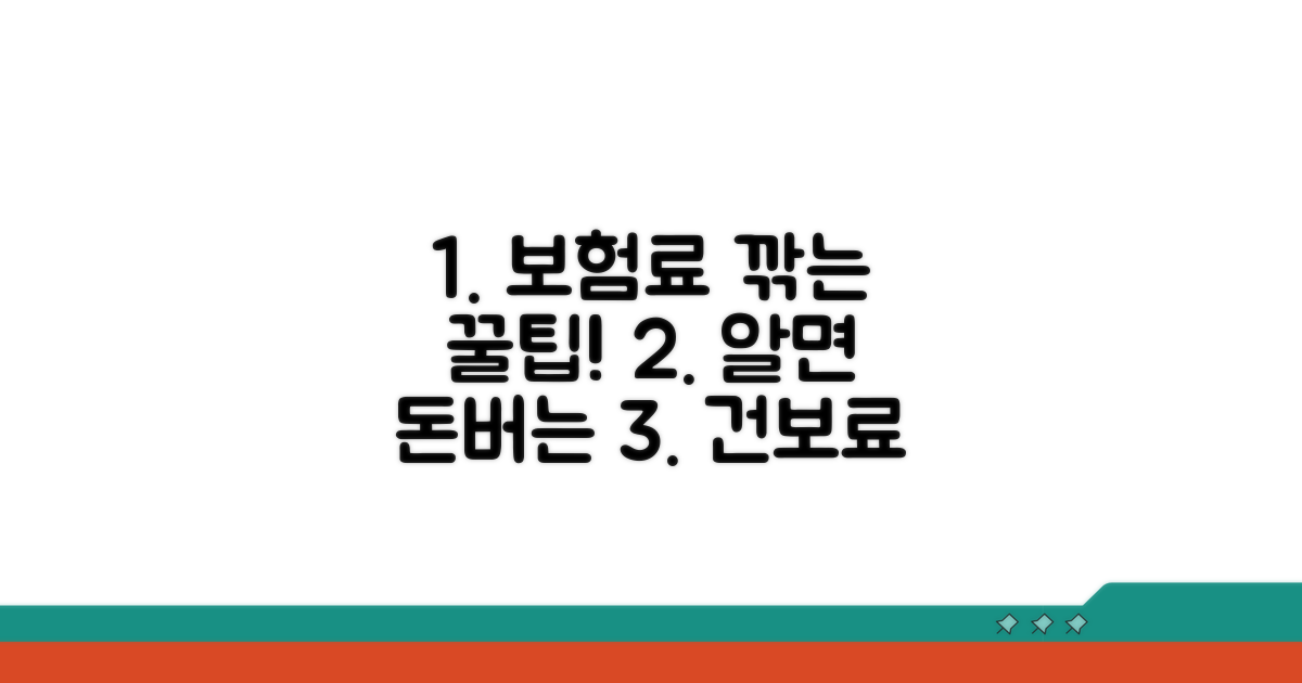 건강보험료 절세, 꼭 알아둘 점