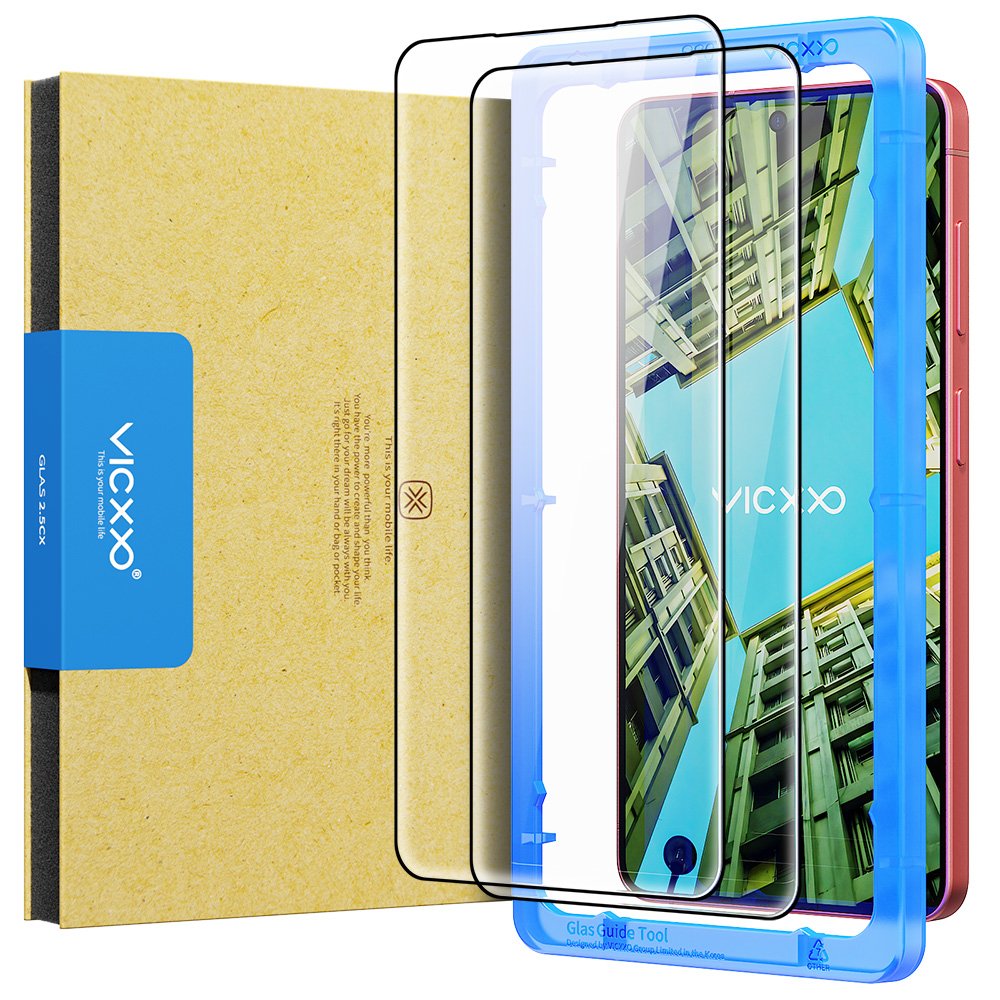 빅쏘 2.5CX 지문인식 강화유리 액정보호필름 갤럭시S26, 2매입 상세 이미지 1