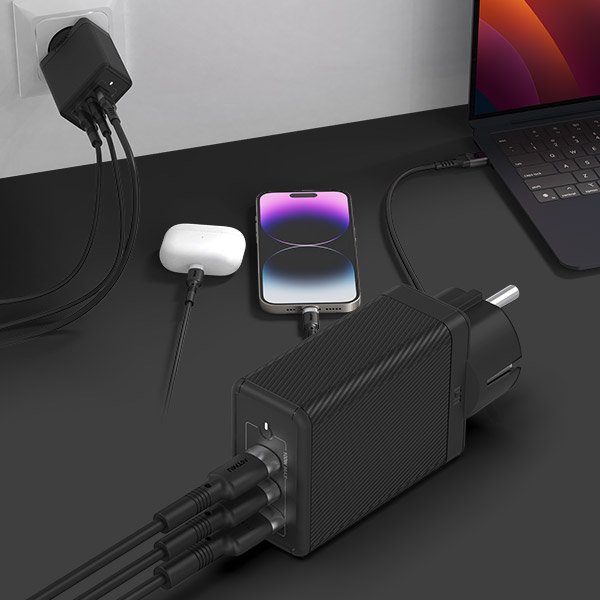 USB PD 100W PPS GaN 접지 멀티 초고속 충전기 GS610 화이트 상세 이미지 2