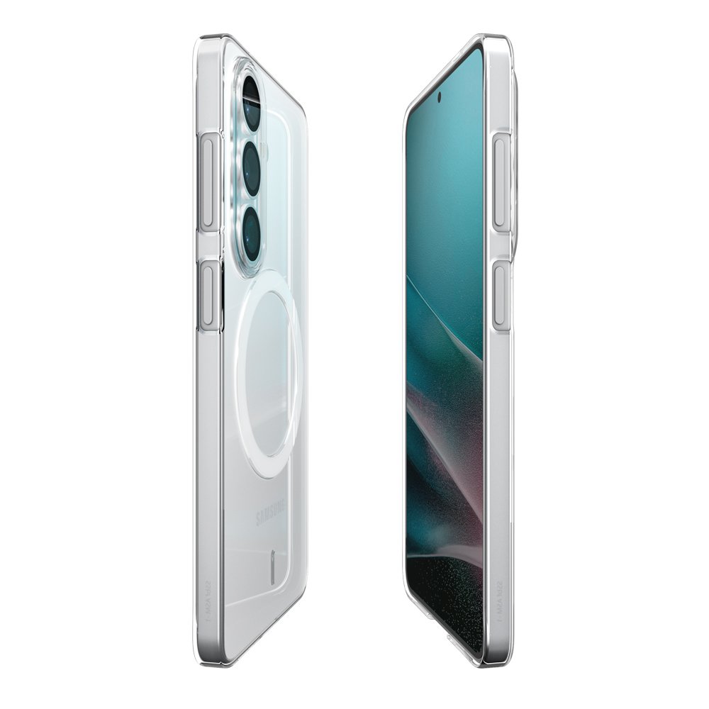 Qi2 인증 갤럭시 맥세이프 케이스 초슬림 에어스킨 맥핏 클리어화이트, 갤럭시S26 상세 이미지 1