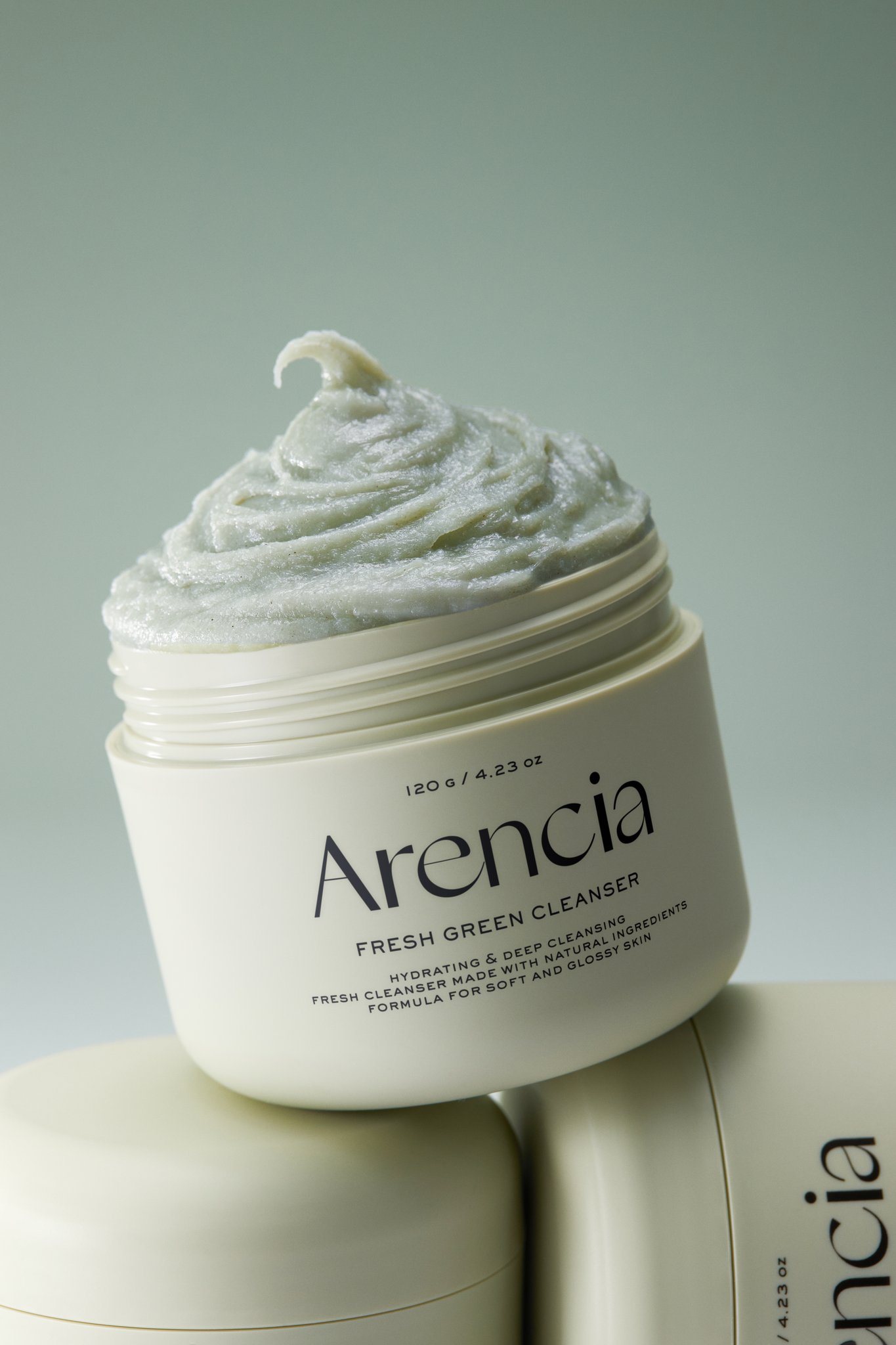 블랙헤드 모공 팩 클렌징 팩투폼 아렌시아 프레시 그린 떡솝 클렌저 120ml, 1개 상세 이미지 2