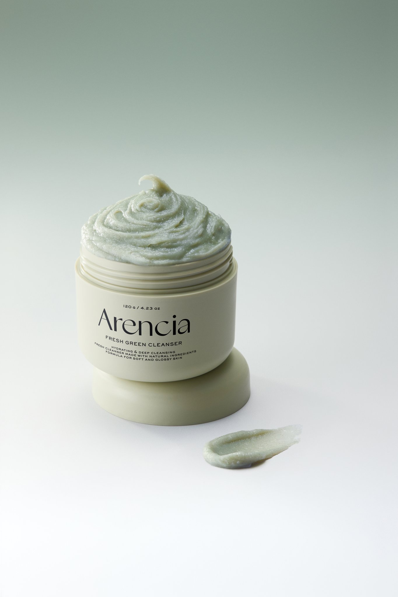 블랙헤드 모공 팩 클렌징 팩투폼 아렌시아 프레시 그린 떡솝 클렌저 120ml, 1개 상세 이미지 1