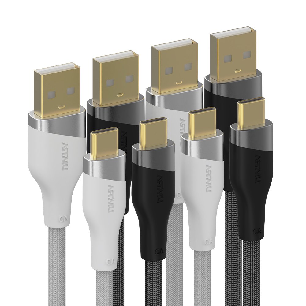 우븐 USB C타입 고속충전 케이블 블랙, 1개, 2m 상세 이미지 2