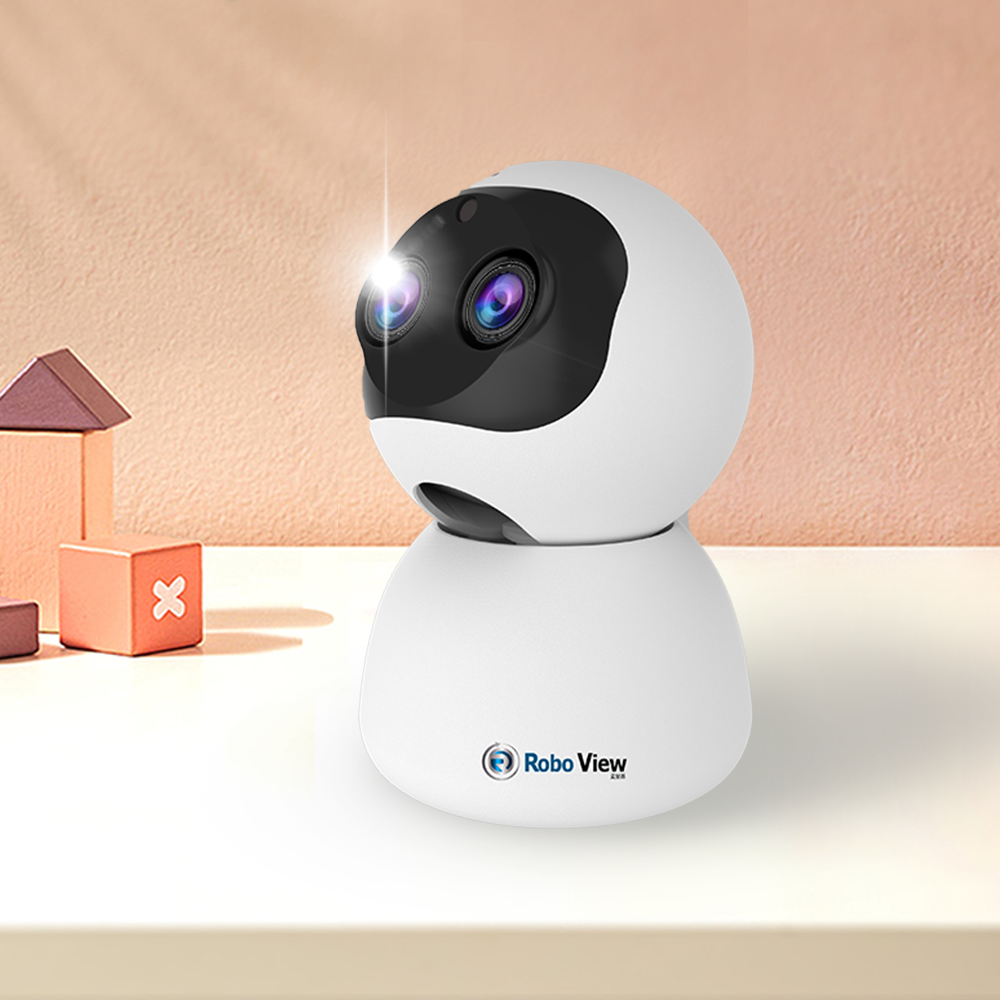 글로벌아이넷 로보뷰 4 홈 CCTV 캠 듀얼렌즈 광학줌 300만화소 상세 이미지 1