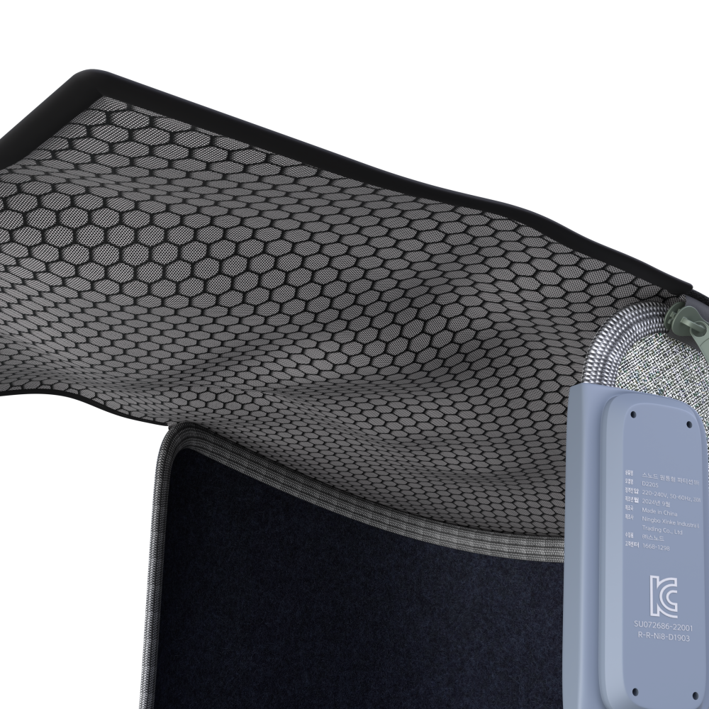 스노드 사무실 접이식 발난로 히팅패드 원통형 파티션히터 D2205 상세 이미지 1