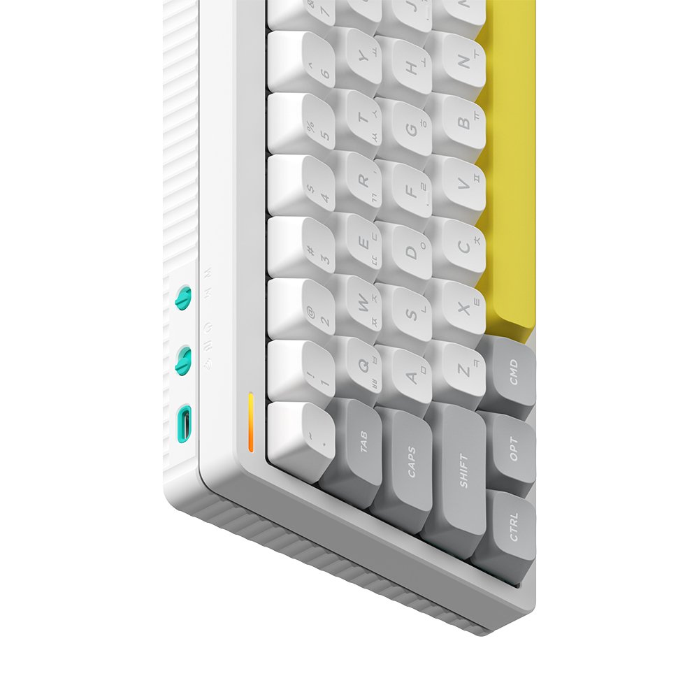 NUPHY Halo65 V2 IO 기계식키보드 한영 각인 아이오닉 화이트, 맥스 갈축 상세 이미지 2
