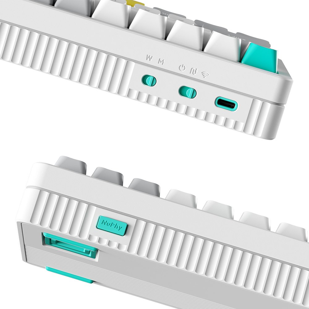 NUPHY Halo65 V2 IO 기계식키보드 한영 각인 아이오닉 화이트, 맥스 갈축 상세 이미지 2