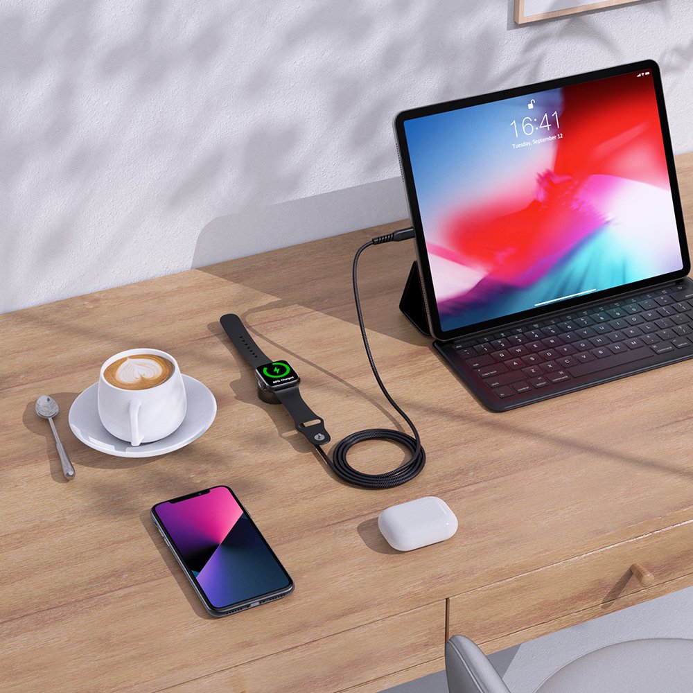 초텍 MFi 인증 애플워치 무선 충전기 맥세이프 T319 상세 이미지 2